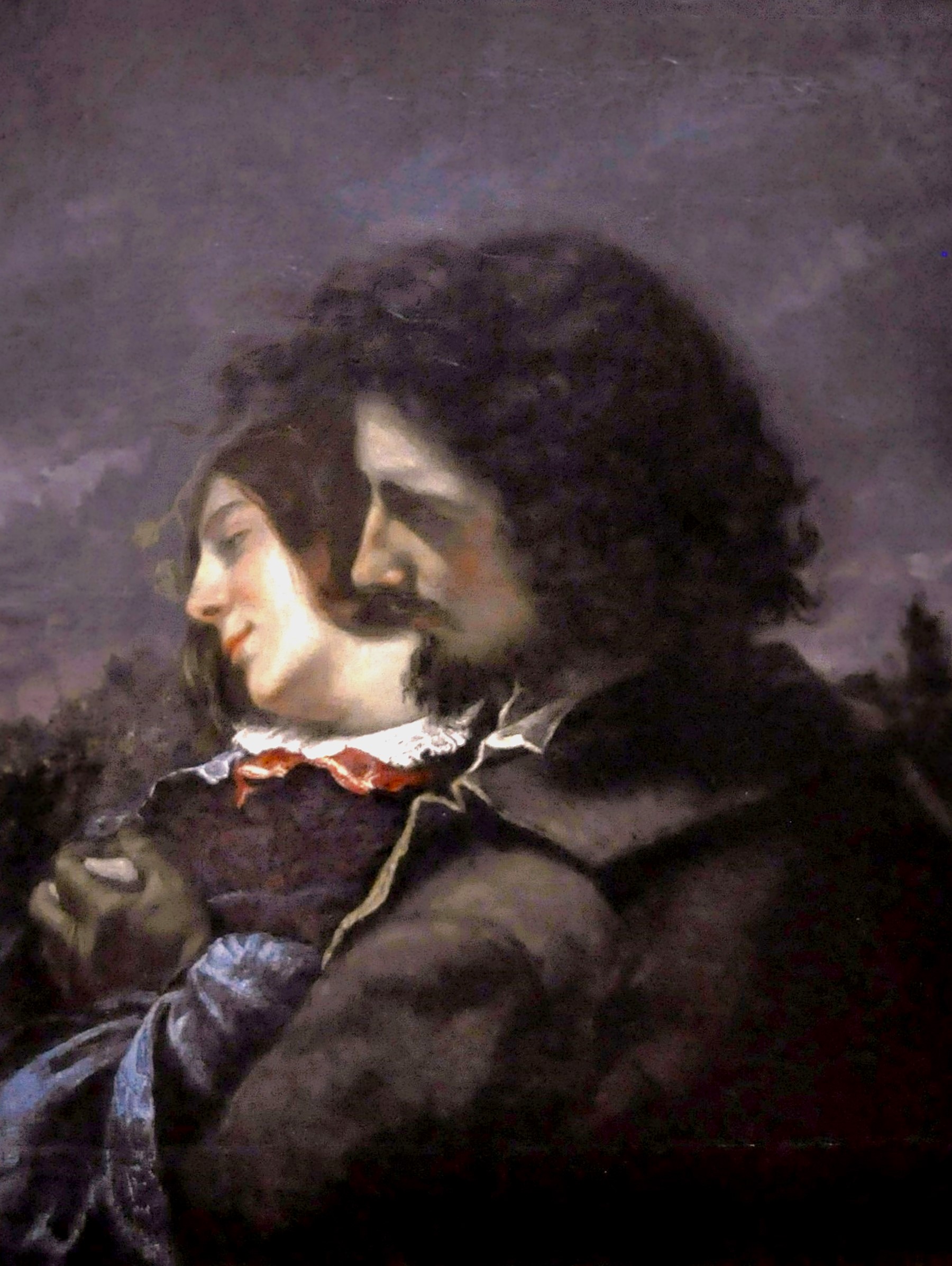 Gustave Courbet (1818-1877) Les amants heureux (1844)