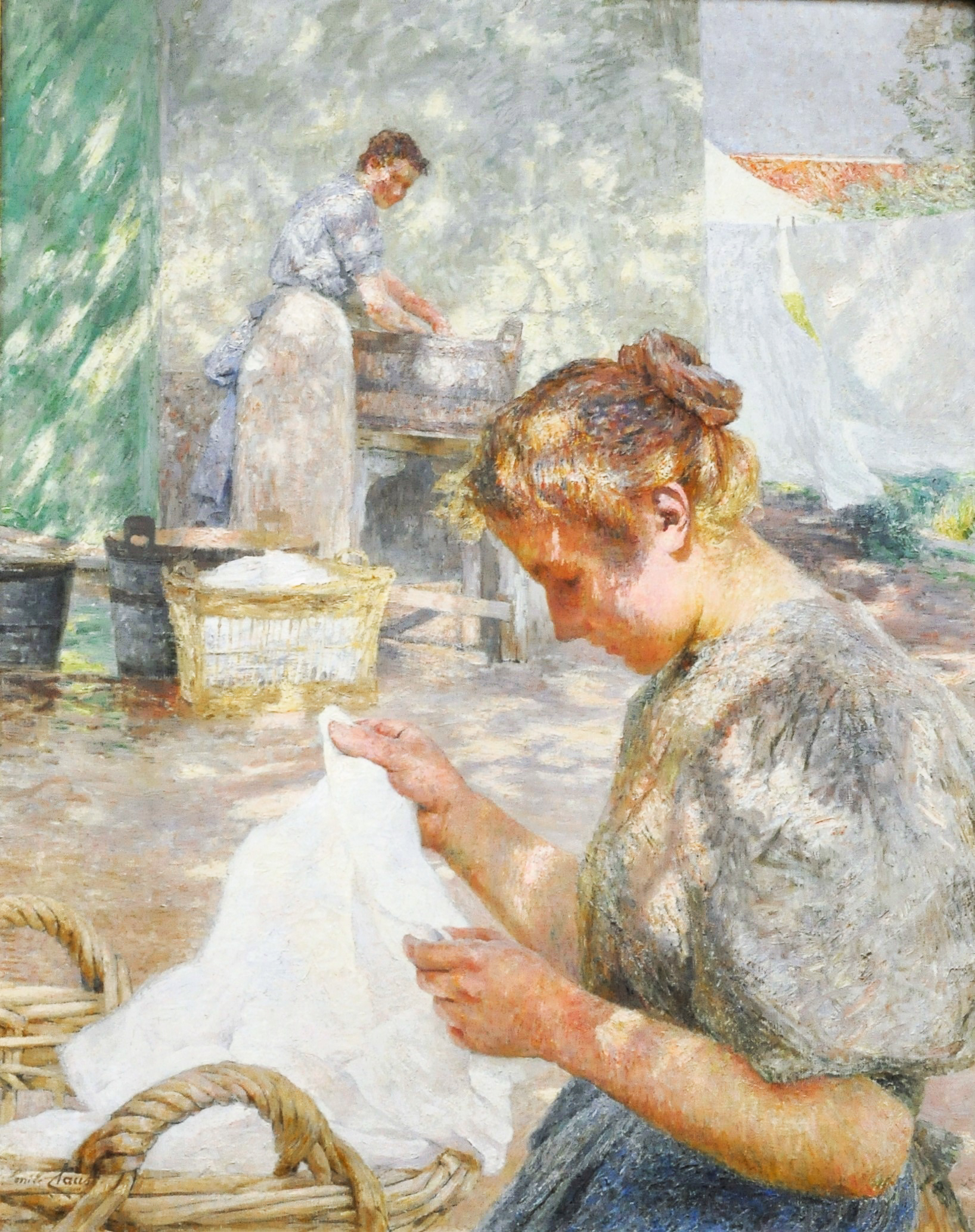 Emile Claus Claus (Saint-Elois-Vijve 1849-1924)  Journée ensole