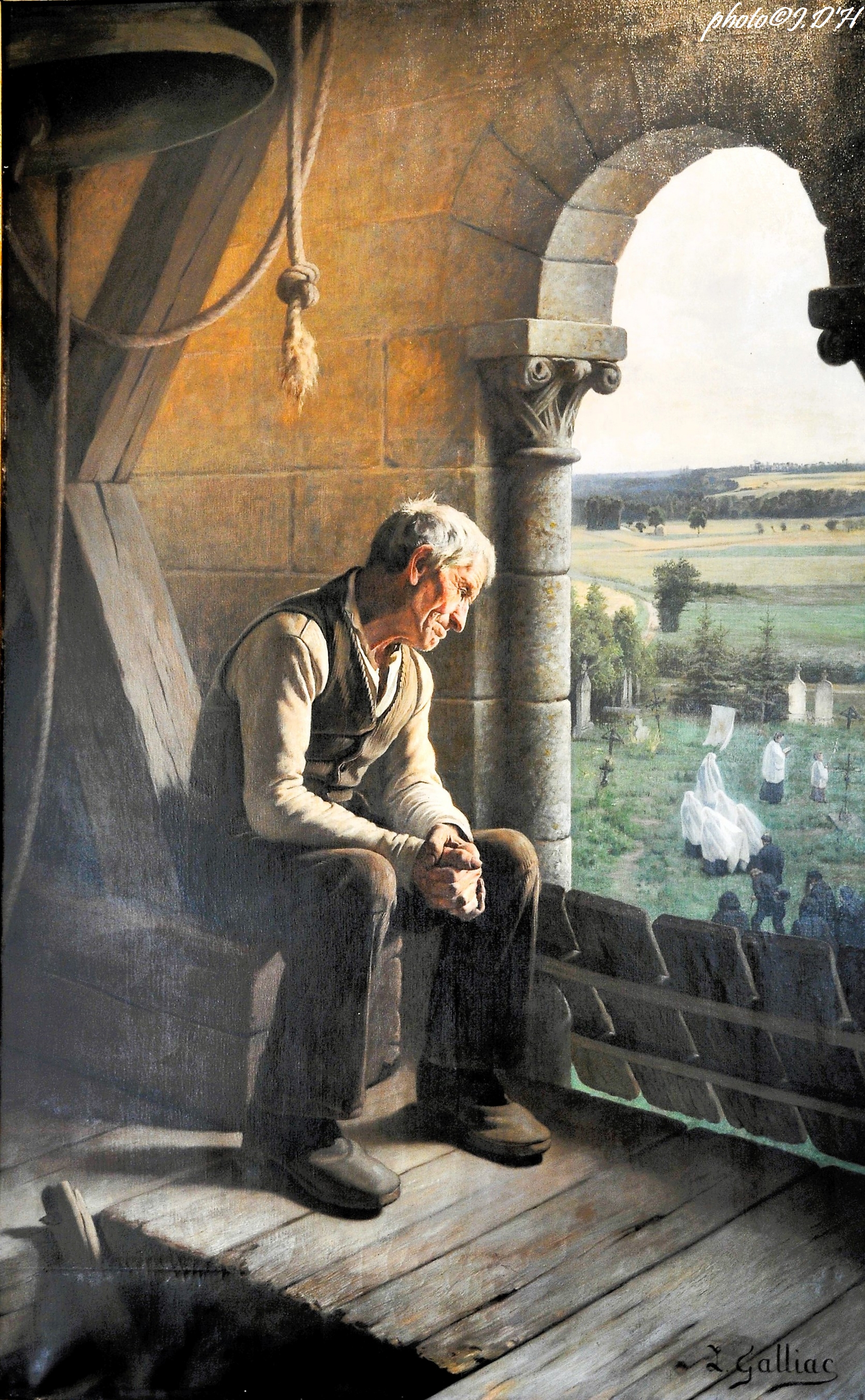 Louis Galliac 1849-1930 - Le glas 1891 (1)