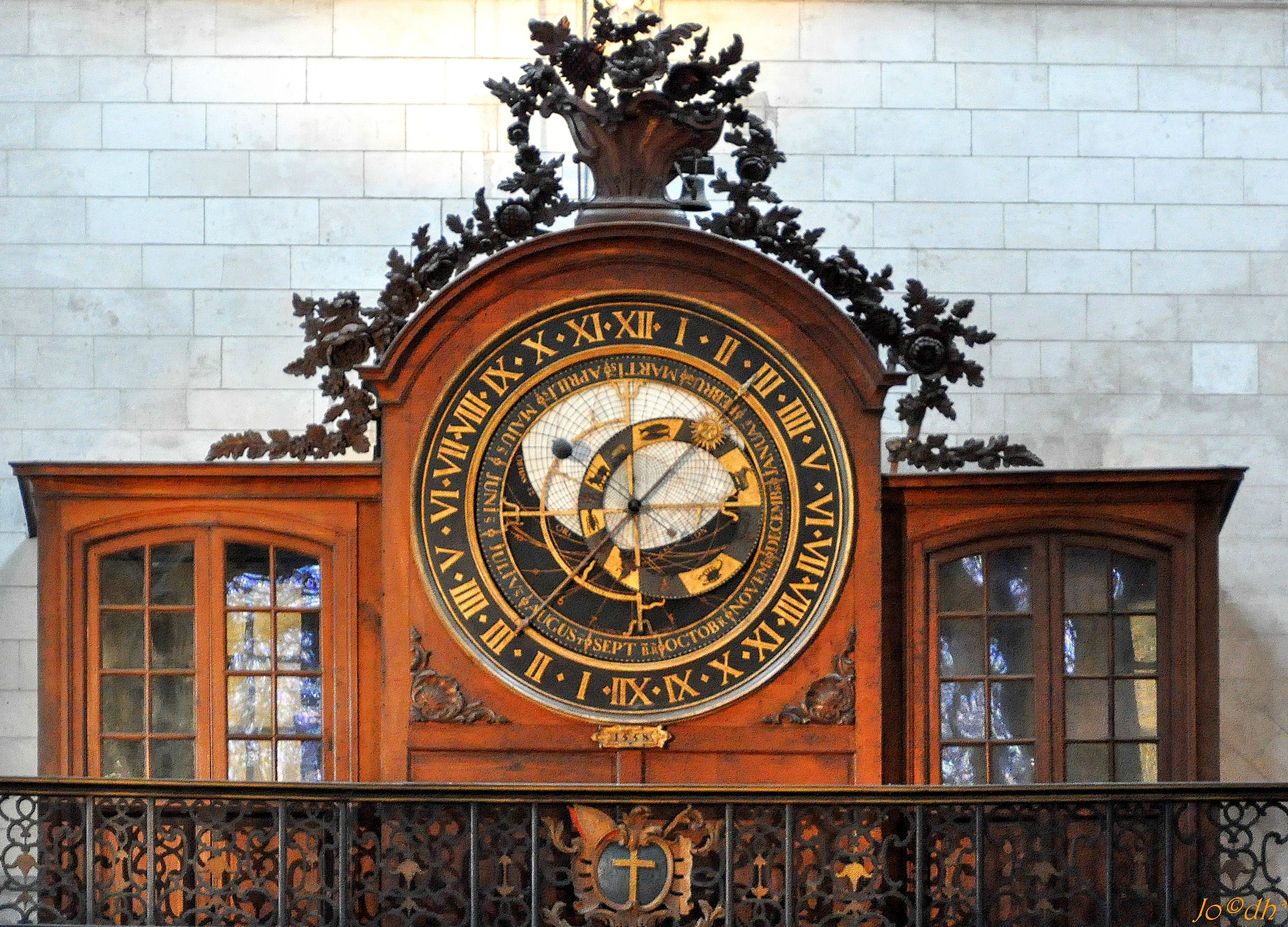 CATHEDRALE DE ST OMER MO l'horloge astrobale , son mécanisme date de 1558 et tourne toujours- 4 (1)