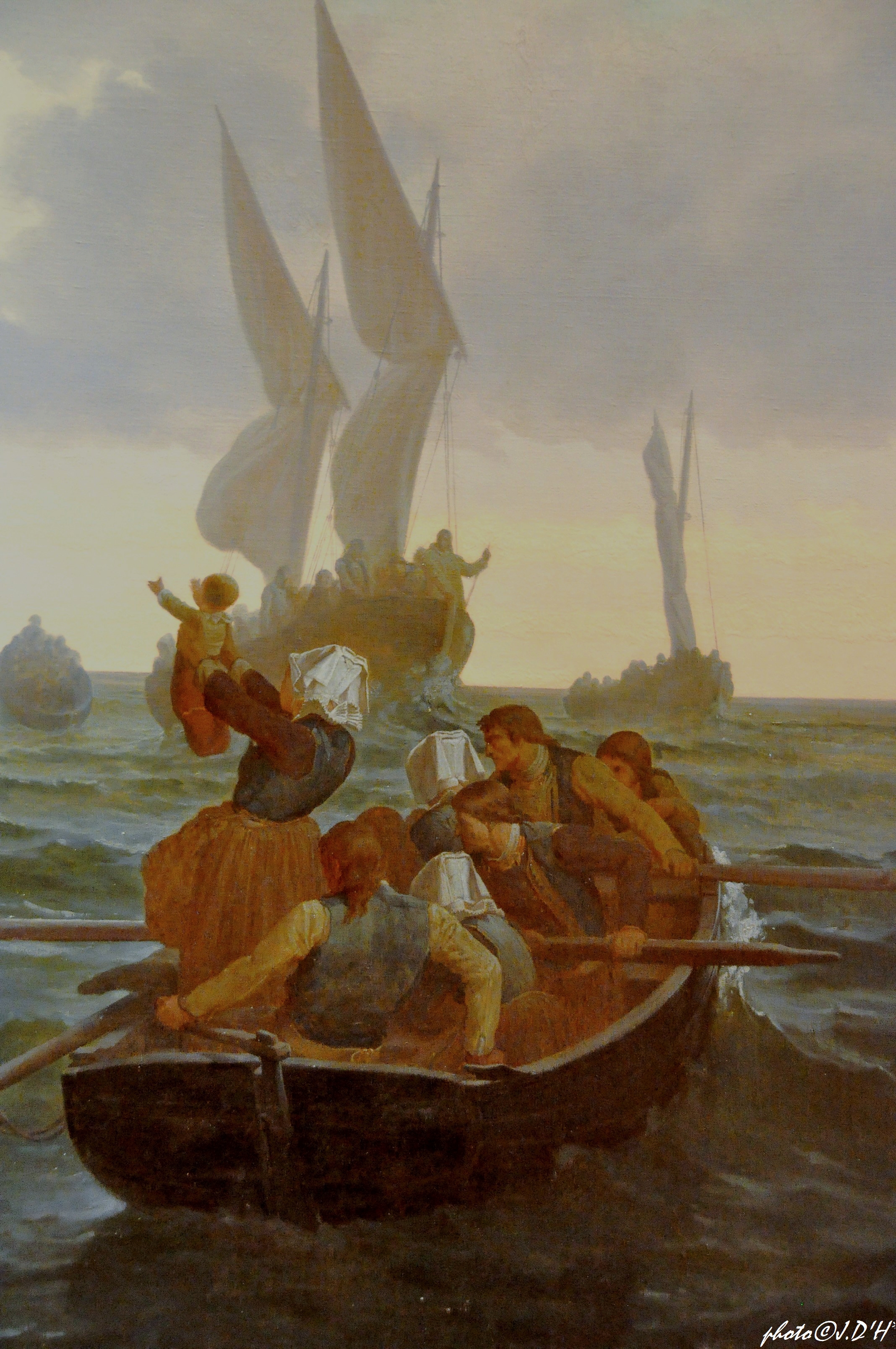 Une messe en mer en 1793 Louis Duveau (1818-1867 (4)